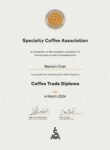 DiplomaCertificate-Coffee Trade